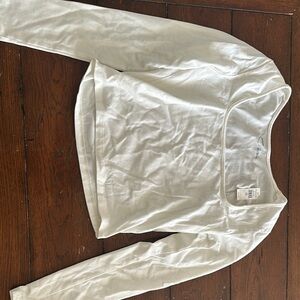 White Long Sleeve Top